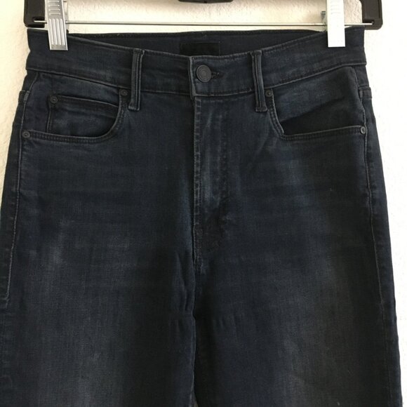 MOTHER Jean Womens 25 Stunner Zip Ankle Step Fran My Wildest Ride Dark Blue - Picture 3 of 15